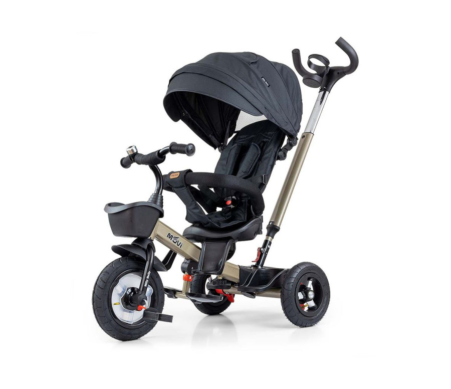 Dětská tříkolka Milly Mally Movi gold, Multicolor Dětská tříkolka Milly Mally Movi gold, Multicolor