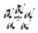 Dětská tříkolka Milly Mally Movi gold, Multicolor Dětská tříkolka Milly Mally Movi gold, Multicolor