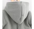 Kojenecká kombinéza s kapucí New Baby Frosty grey