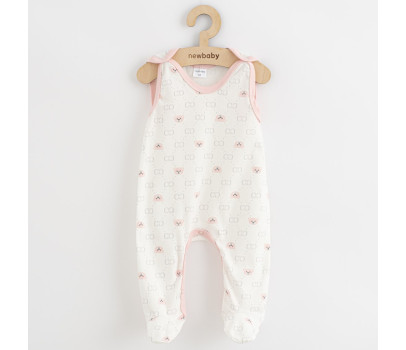Kojenecké dupačky New Baby Classic II medvídek růžový