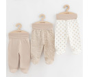 Kojenecké polodupačky New Baby Classic II Uni 3ks béžová
