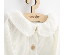 Kojenecký kabátek na knoflíky New Baby Luxury clothing Laura bílý