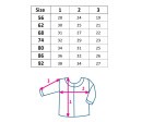 Kojenecký kabátek na knoflíky New Baby Luxury clothing Oliver bílý