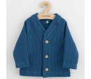 Kojenecký kabátek na knoflíky New Baby Luxury clothing Oliver modrý