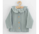 Kojenecký kabátek na knoflíky New Baby Luxury clothing Laura šedý