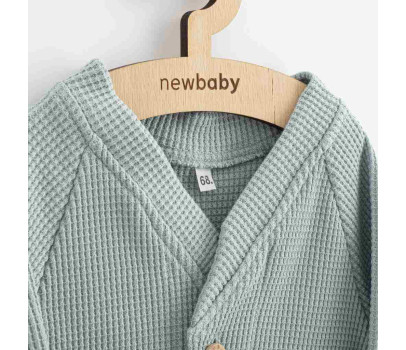 Kojenecký kabátek na knoflíky New Baby Luxury clothing Oliver šedý