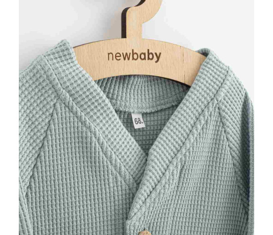 Kojenecký kabátek na knoflíky New Baby Luxury clothing Oliver šedý