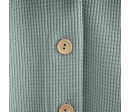 Kojenecký kabátek na knoflíky New Baby Luxury clothing Oliver šedý, Šedá 74 (6-9m)