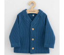 Kojenecký kabátek na knoflíky New Baby Luxury clothing Oliver modrý