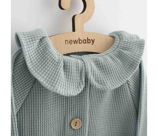Kojenecký kabátek na knoflíky New Baby Luxury clothing Laura šedý