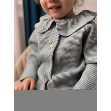 Kojenecký kabátek na knoflíky New Baby Luxury clothing Oliver bílý, Bílá 92 (18-24m)