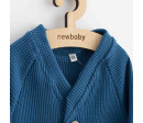 Kojenecký kabátek na knoflíky New Baby Luxury clothing Oliver modrý