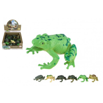 Žába plast 7x7cm mix druhů 36ks v boxu