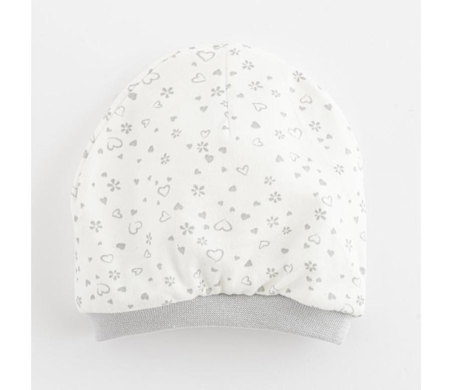 Kojenecká bavlněná čepička New Baby Srdíčka Kojenecká bavlněná čepička New Baby Srdíčka