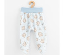 Kojenecké bavlněné polodupačky New Baby Biscuits modrá