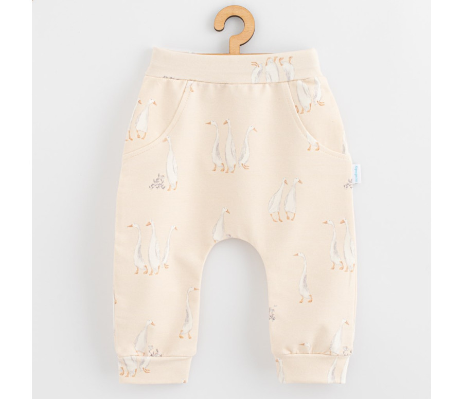 Kojenecké bavlněné tepláčky New Baby Husičky Kojenecké bavlněné tepláčky New Baby Husičky