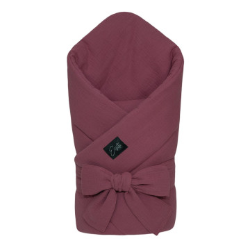ESITO | Mušelínová zavinovačka pro miminko Ruby red 85x85 cm - rubínová / 85 x 85 cm