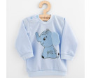 Kojenecká souprava tričko a tepláčky New Baby Happy Elephant blue