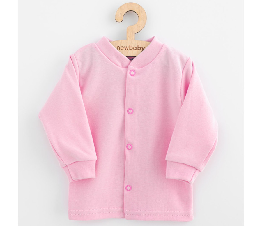 Kojenecký bavlněný kabátek New Baby Happy Elephant pink Kojenecký bavlněný kabátek New Baby Happy Elephant pink