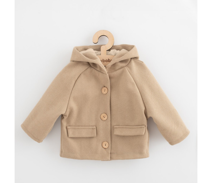Podzimní dětský kabátek s kapucí New Baby UNI