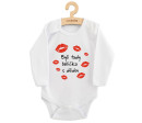 Dětské body s potiskem New Baby Byli tady babička s dědou