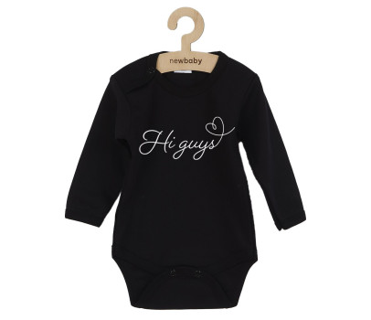 Dětské body s potiskem New Baby Hi guys