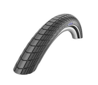 TFK - Schwalbe plášť Big Apple 12x2.0 černá+reflexní pruh - zvýšená odolnost