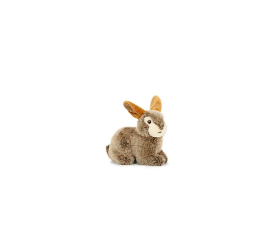 Zajíc plyš 20cm hnědý 0m+