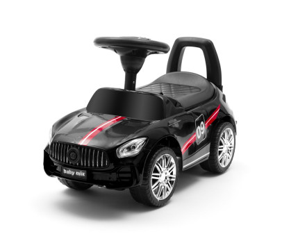 Dětské odrážedlo se zvukem Baby Mix RACER černé
