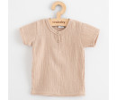 Kojenecká mušelínová souprava tričko a kalhoty New Baby beige Kojenecká mušelínová souprava tričko a kalhoty New Baby beige