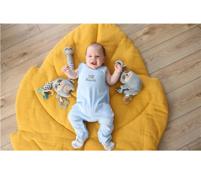 Kojenecké bavlněné dupačky New Baby Biscuits modrá