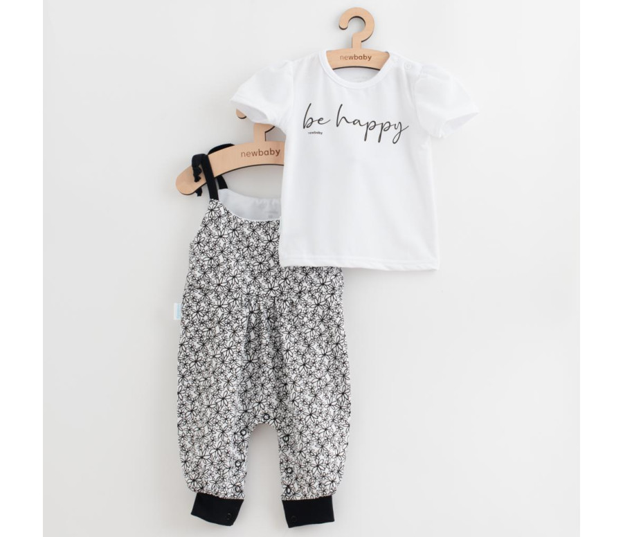 2-dílná letní dívčí souprava New Baby Be Happy 2-dílná letní dívčí souprava New Baby Be Happy
