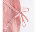 Kojenecký mušelínový overal New Baby pink Kojenecký mušelínový overal New Baby pink