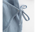 Kojenecký mušelínový overal New Baby blue