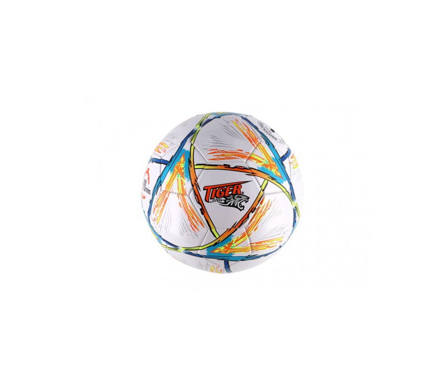 Míč fotbalový barevný šitý kůže 23cm vel. 5 v sáčku Míč fotbalový barevný šitý kůže 23cm vel. 5 v sáčku