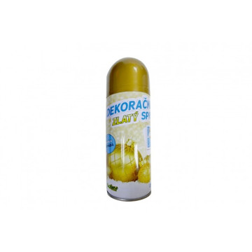 Dekorační sprej zlatý 250ml 17cm