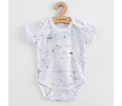 Kojenecké body s krátkým rukávem New Baby For Babies ocean