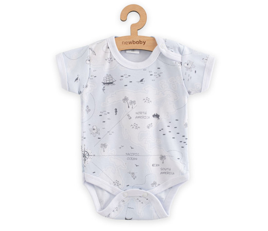 Kojenecké body s krátkým rukávem New Baby For Babies ocean