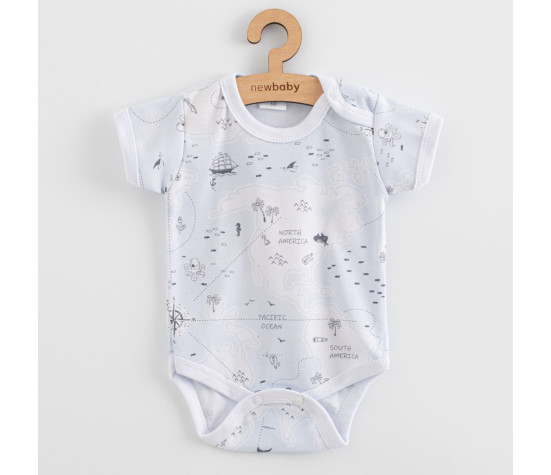 Kojenecké body s krátkým rukávem New Baby For Babies ocean