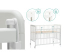 Fillikid Postýlka Nena white 120x60 cm Fillikid Postýlka Nena white 120x60 cm