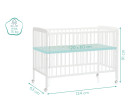 Fillikid Postýlka Nena white 120x60 cm Fillikid Postýlka Nena white 120x60 cm