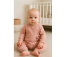 Kojenecký mušelínový overal New Baby pink Kojenecký mušelínový overal New Baby pink
