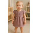 Kojenecké mušelínové šaty New Baby lavender