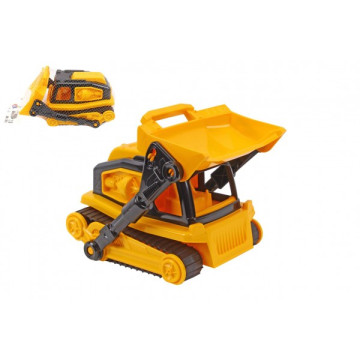 Buldozer s pásy plast 30cm na volný chod v síťce