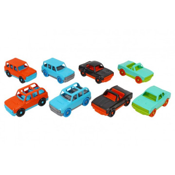Auto/Autíčko plast 10cm na volný chod mix druhů