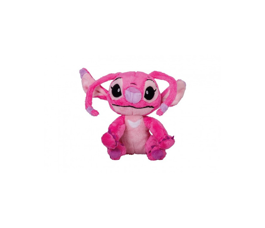 Angel sedící plyš 22cm Stitch růžová