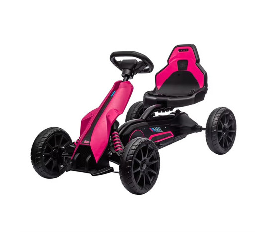 Dětská šlapací motokára Go-kart Baby Mix Speedster růžová