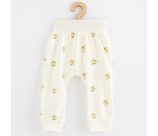 Kojenecké kalhoty z organické bavlny New Baby Olivy
