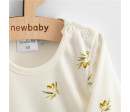 Kojenecké šaty z organické bavlny s dlouhým rukávem New Baby Olivy, Béžová 74 (6-9m)