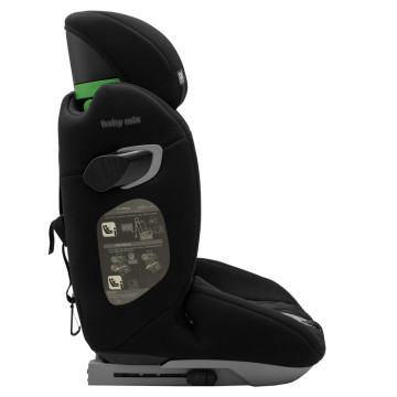 Autosedačka BABY MIX HERO PRO ULTRA ISOFIX I-SIZE black